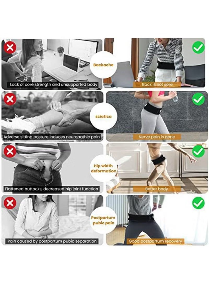 Generic Professional Comfortable Workout Weight Lifting Waist Belt, Squat & Deadlift Protect Waist Weightlifting Belt,Back Support Bodybuilding Waist Belt for Men Women  - Image 2