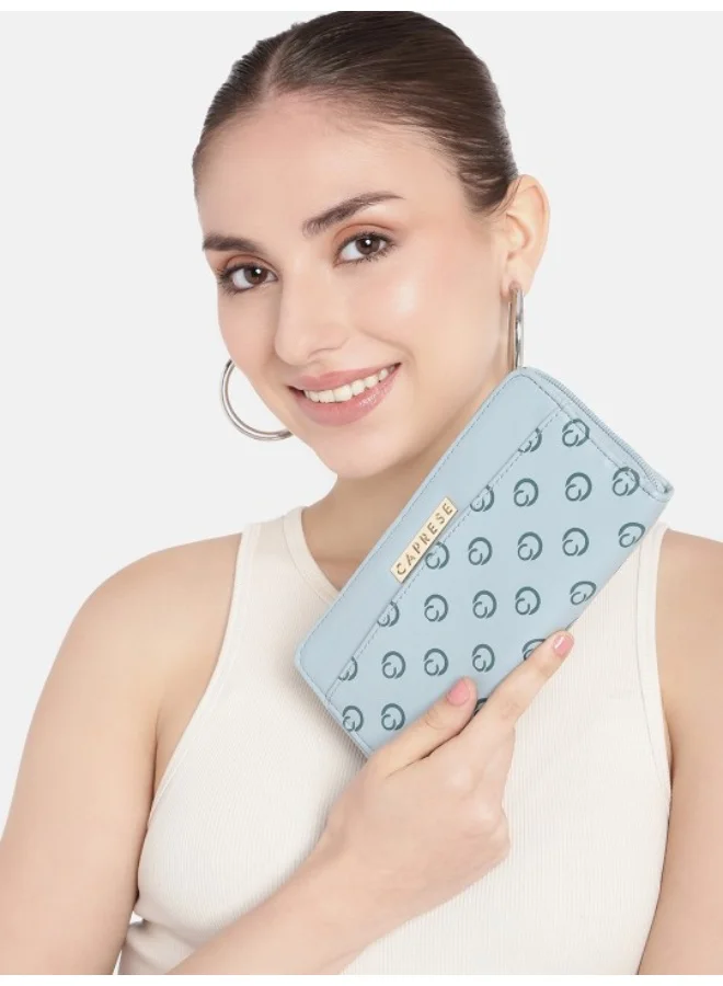 CAPRESE FREYA WALLET LARGE (E) SOFT BLUE