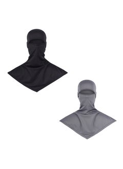 SYOSI 2 Pcs Balaclava Full Face Mask Summer for Sun Protection Breathable Long Neck Covers for Men Women Cycling Fishing  - Image 1