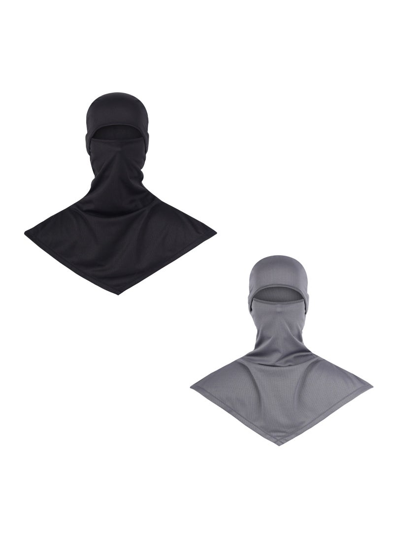 SYOSI 2 Pcs Balaclava Full Face Mask Summer for Sun Protection Breathable Long Neck Covers for Men Women Cycling Fishing  - Image 1