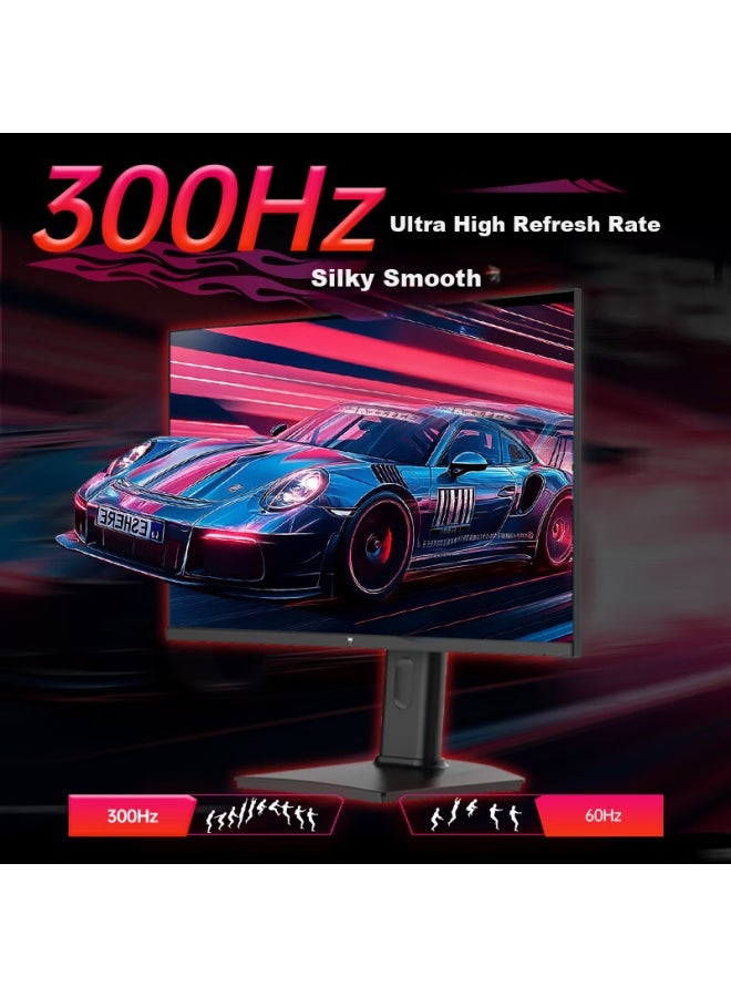 Ktc 24.5-inch Native 300hz Fastips Switch2 External, Height-adjustable Rotating Gaming Monitor, Computer Display, National Subsidy, H25y7 - Image 2