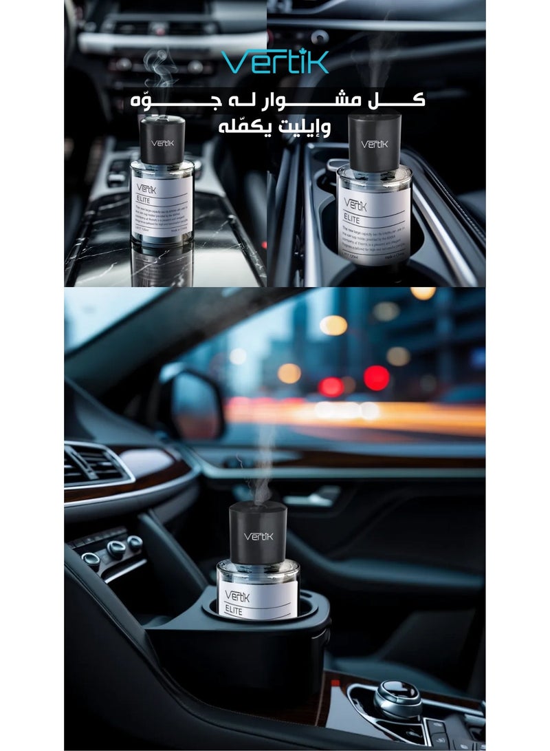 فيرتك Vertik Elite عطر او دو تواليت للسيارة، 120 مل، عطر طويل الأمد، هواء منعش - Image 4