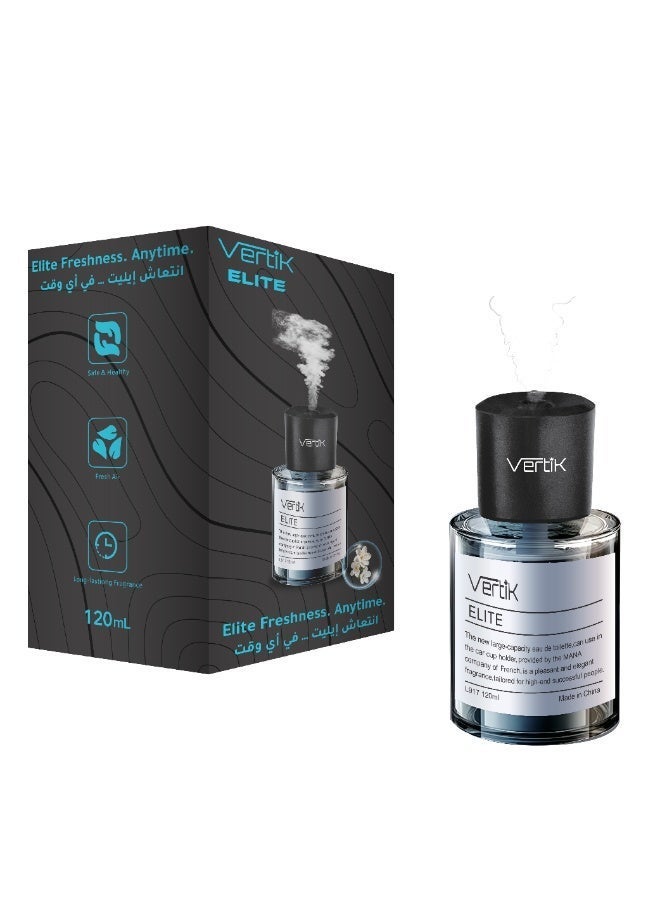 فيرتك Vertik Elite عطر او دو تواليت للسيارة، 120 مل، عطر طويل الأمد، هواء منعش - Image 1