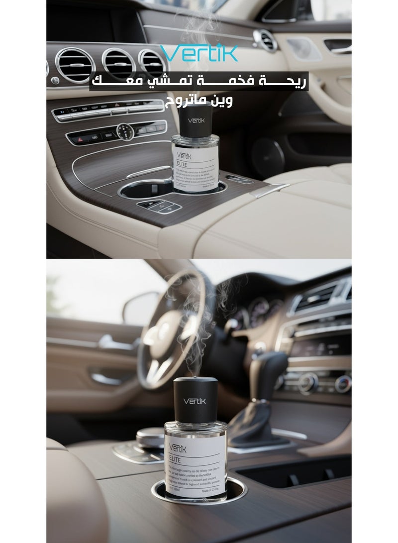 فيرتك Vertik Elite عطر او دو تواليت للسيارة، 120 مل، عطر طويل الأمد، هواء منعش - Image 2