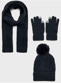 3 Pack Set With Winter Pompom Beanie ,Scarve & Glove Set - pzsku/Z629D6BBE55CD75372444Z/45/_/1737958533/861ed6a3-9fde-4863-b1cf-d427b7e374b3