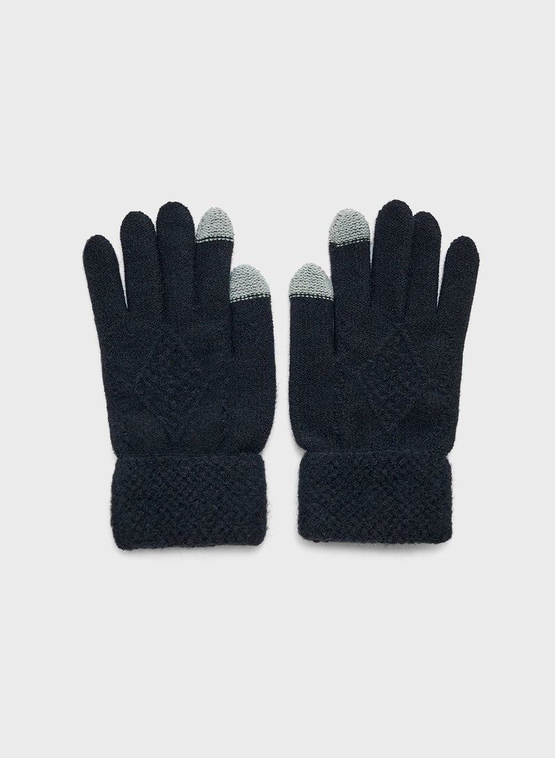 ELLA 3 Pack Set With Winter Pompom Beanie ,Scarve & Glove Set - Image 4