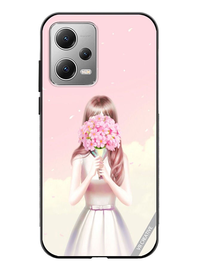 VR CREATIVE Protective Case Cover For Xiaomi Redmi Note 12 Blush Flowers Design Multicolour - Image 1