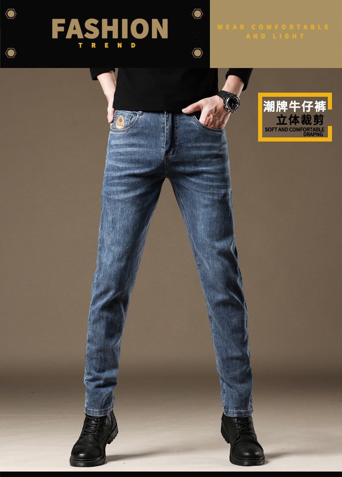Unisex Classic Denim Jeans Loose Fit Daily Outdoor Wear - Image 5