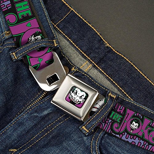Buckle Down Buckle-Down boys Buckle-down Seatbelt Joker Wjk002 Belt, Multicolor, 1.5 Wide 24-38 Long US - Image 2