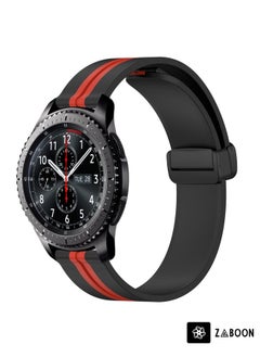 Watch Band For Samsung Gear S3 Frontier 22mm Folding Magnetic Clasp Silicone