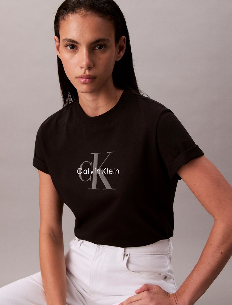 CALVIN KLEIN Monogram Logo Tee - Image 2
