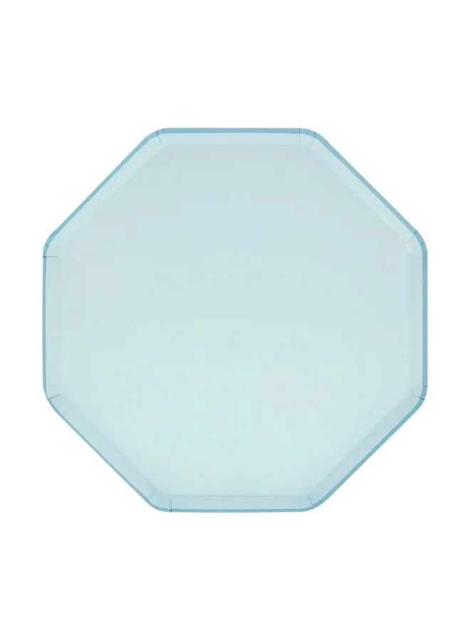 Meri Meri Summer Sky Blue Dinner Plates