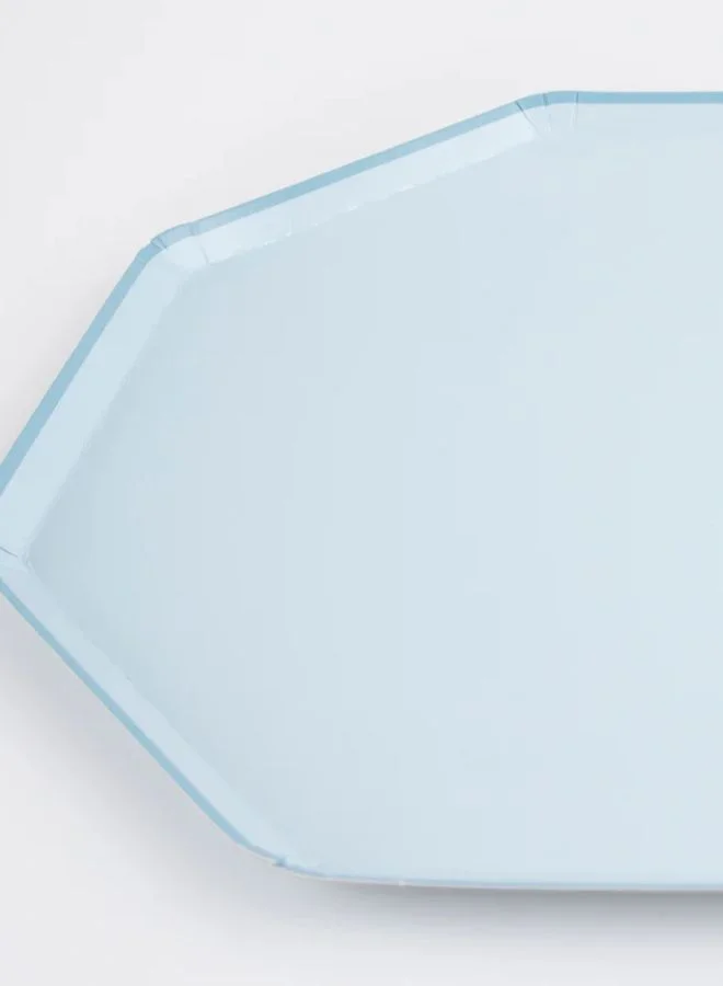 Meri Meri Summer Sky Blue Dinner Plates