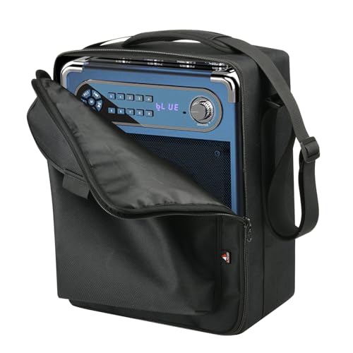 TXEsign Travel Carrying Protective Bag for JYX Karaoke Machine with Two Wireless Microphones Karaoke Machine Carrier Holder Dust Case w Shoulder Strap Accessory Pocket for PA System - Image 1