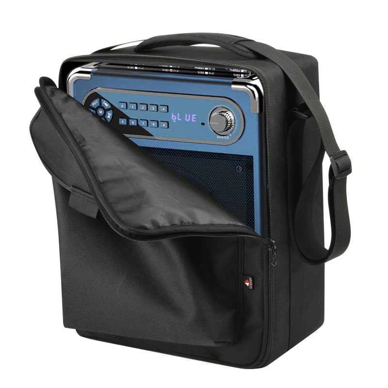 TXEsign Travel Carrying Protective Bag for JYX Karaoke Machine with Two Wireless Microphones Karaoke Machine Carrier Holder Dust Case w Shoulder Strap Accessory Pocket for PA System - Image 2