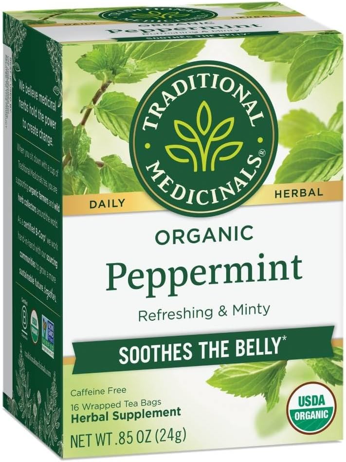 Traditional Medicinals Organic Peppermint Tea - Image 1