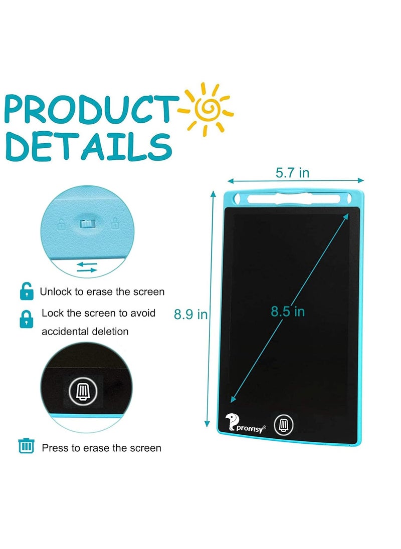 Generic - Colourful Kid’s 8.5″ LCD Panel Writing Tablet for Easy Drawing & Writing - Image 1