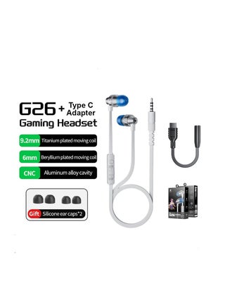 Plextone G26 Gaming Earphone Headset In-ear Earbud Magnetic w Mic (Type C) - pzsku/Z629E3DF0C94B0F383486Z/45/1741696147/835ab4f4-6a2d-45b1-9217-67969f300182