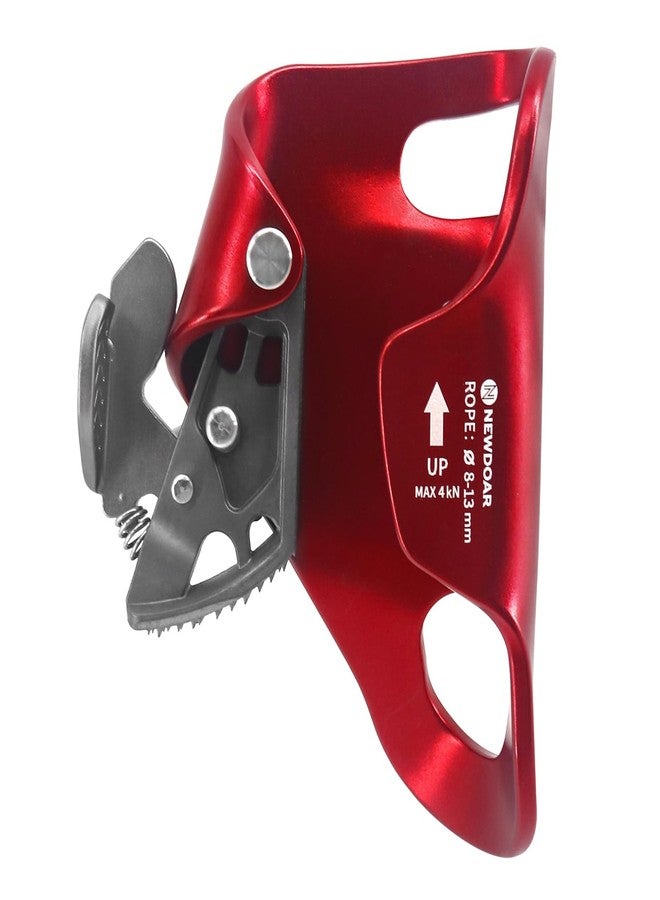 NewDoar Rock Climbing Chest Ascender Abdominal for Vertical Climbing - CE Certified Rope Clamp for 813MM Rope (Red) - Image 5