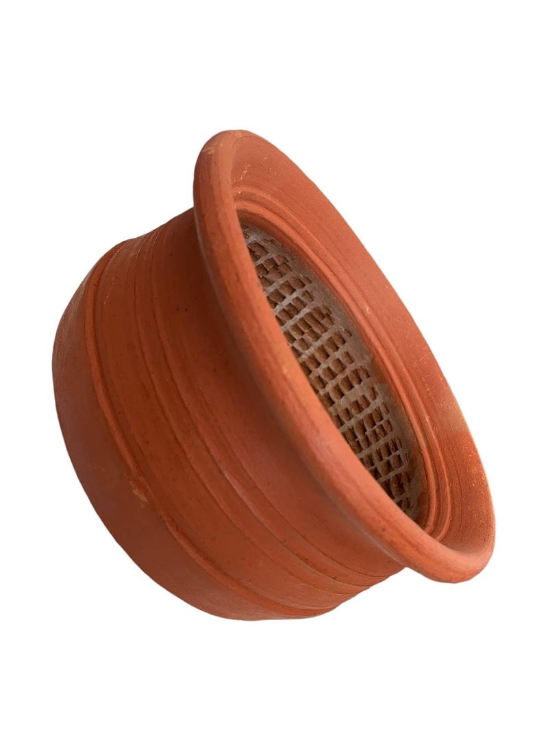 TILLAGE TillageClayEarthen Handi Manchatty for Spinachkeerai Chatty BrownMedium Capacity 2000ml  - Image 1