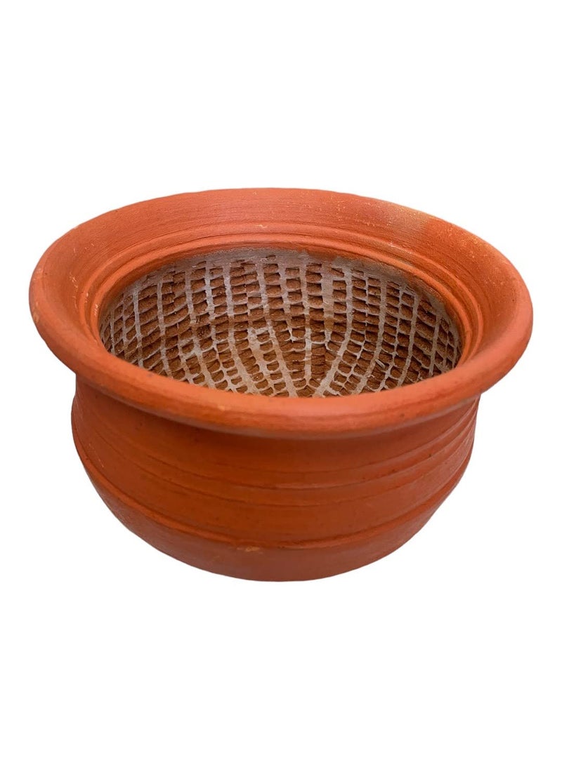 TILLAGE TillageClayEarthen Handi Manchatty for Spinachkeerai Chatty BrownMedium Capacity 2000ml  - Image 3