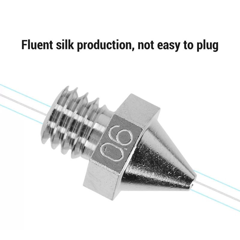 Four Piece 3D Printer Extruder Nozzle Kit 0.2mm 0.4mm 0.6mm 0.8mm for Raise N Pro2 Pro3 E2 Series - Image 5