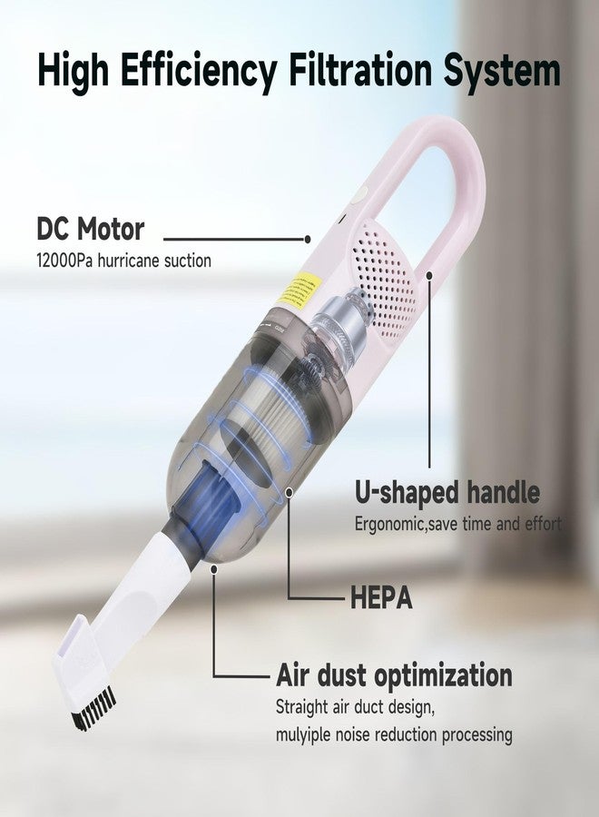 TROURAY Handheld Vacuum Cleaner,Ultra-Lightweight Mini Portable Vacuums for Home, 6 in 1 Stick Vac Cleaners for Car,Pet Hair,Carpet（Green Cordless - Image 5