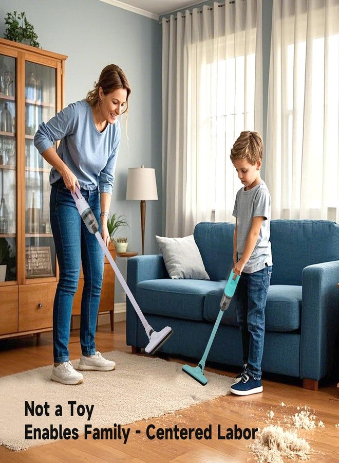 TROURAY Handheld Vacuum Cleaner,Ultra-Lightweight Mini Portable Vacuums for Home, 6 in 1 Stick Vac Cleaners for Car,Pet Hair,Carpet（Green Cordless - Image 2
