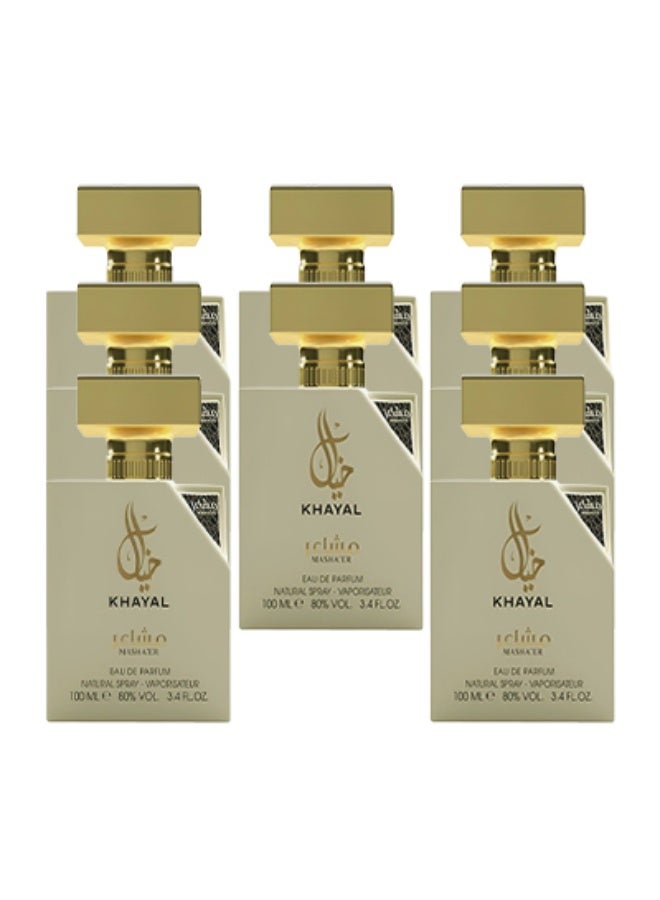 Mashaer 8 Pieces Khayal Perfume For Women 100ml EDP - Image 1