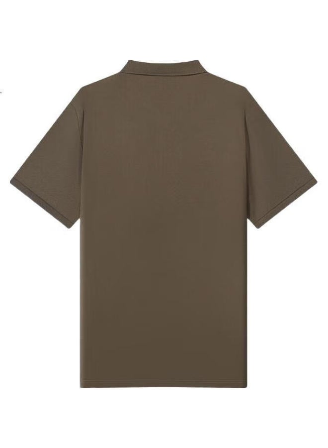 Romon Ice Silk Short-Sleeve T-Shirt For Men, Summer Business Formal Wear, Casual Collared Men'S Clothing - Image 2