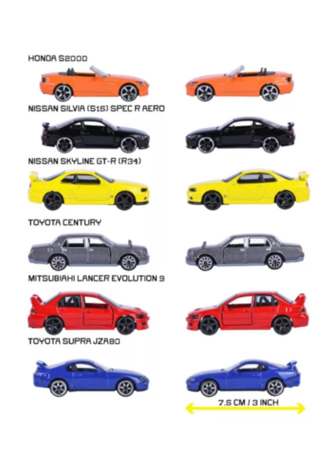 Majorette JDM Legends Premium Die-Cast Cars Assortment - Image 4