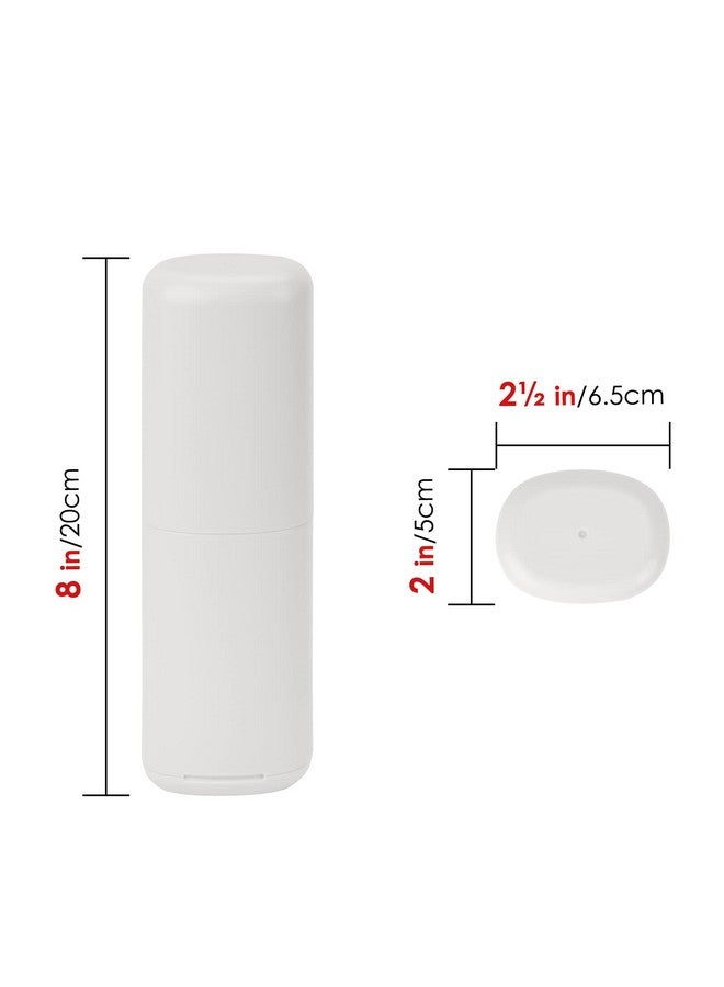 لينكيديا علبة تخزين معجون أسنان وفرشاة أسنان من لينكيديا، عبوة من قطعتين، محمولة للغرغرة، حامل فرشاة أسنان للسفر، مناسب للتخييم والمدرسة والأعمال والرحلات والحمام (رمادي فاتح) - Image 2