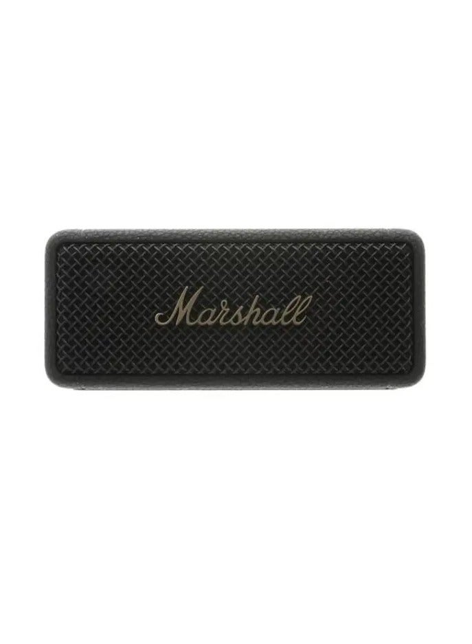 Marshall Emberton II Compact Portable Wireless Speaker/ 30h Working Time/ Quick Charge (Type-C) / Dustproof & Waterproof / 360° Sound / Full Range Drivers - Black and Steel - Image 1