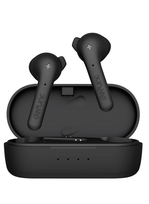 True Basic In Ear Tws Earbuds With Bluetooth 5.2 And Ipx4 Black Small Wireless