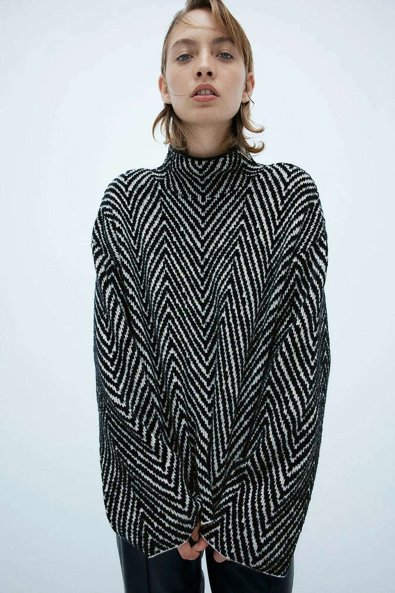 H&M Wool-Blend Turtleneck Jumper