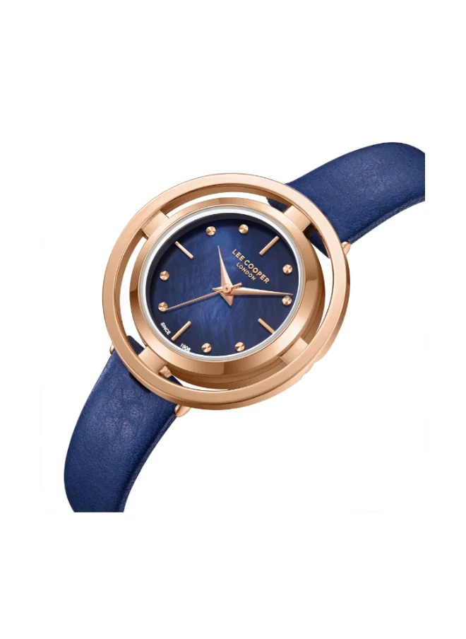لي كوبر Women's Leather Analog Watch LC08034.499 - 31.5 mm