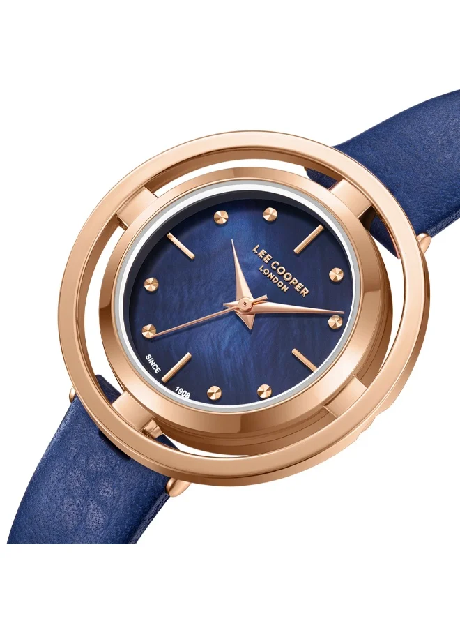 Lee Cooper Women's Leather Analog Watch LC08034.499 - 31.5 mm