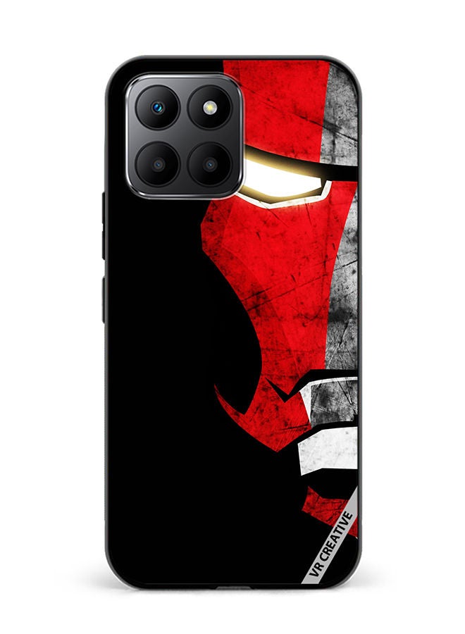 VR CREATIVE Protective Case Cover For Honor 70 Lite Half Face Iron Man Design Multicolour - Image 1