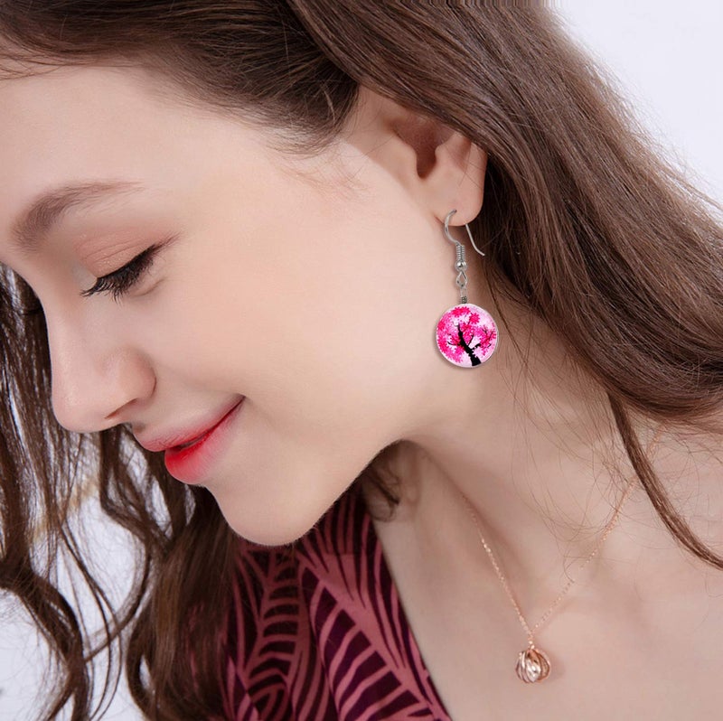 Tamhoo 12 Pairs Multicolor Dangle Earrings Set for Women and Women- Colorful Life of Tree Ball Hypoallergenic Drop Dangle Earrings- Lightweight dangling Earrings Wholesale in Bulk for -s Women - Image 2