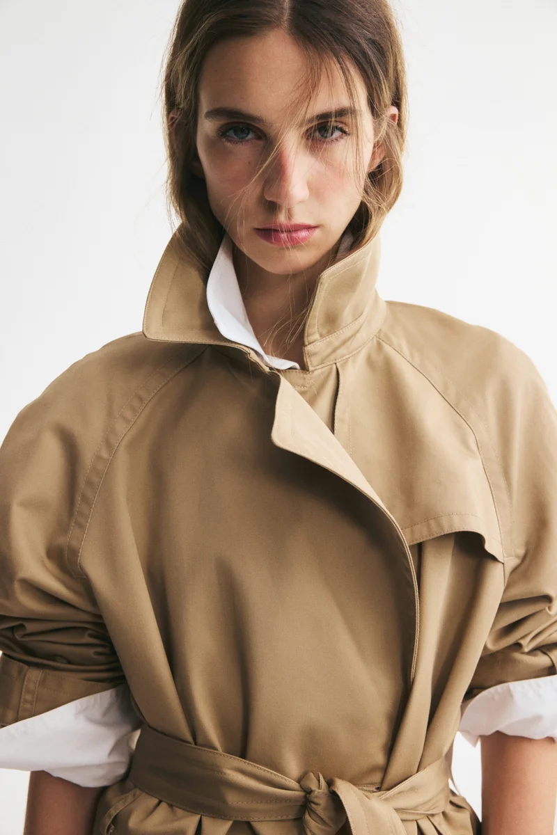 H&M  Tie-belt trench coat for Women | Best Price UAE