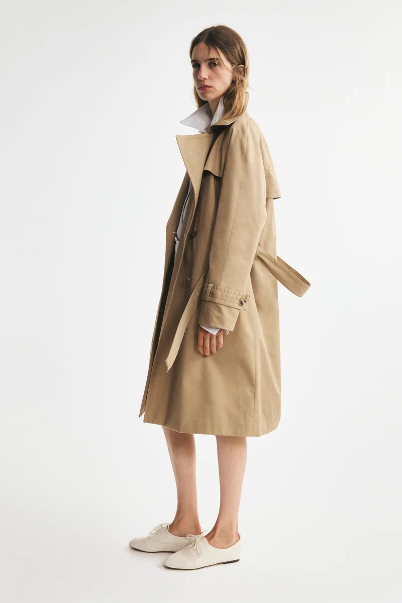 H&M  Tie-belt trench coat for Women | Best Price UAE