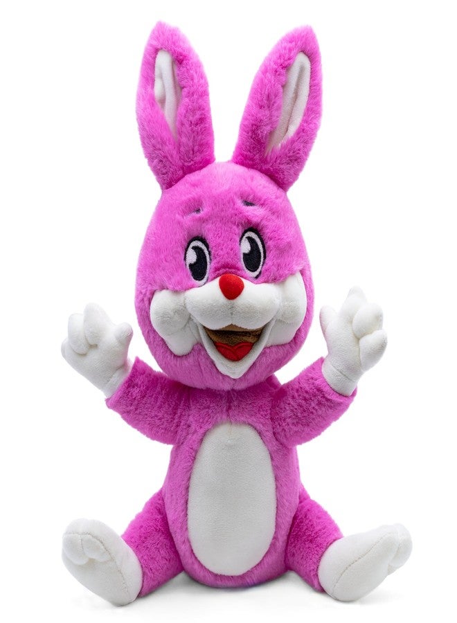 Mirada Cute Pink Happy Bunny Soft Toy | Super Cute & Cuddly Plush Rabbit Toy for Kids/Babies | Washable & Lightweight | Best Gift for Rakhi, Return Gifts, Birthday Parties - 25cm - Image 2