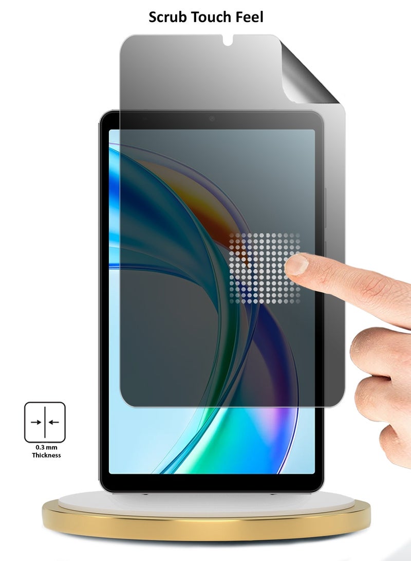 دبليو تيك شاشة حماية هيدروجيل نقي مضاد للتجسس / الخصوصية رفيعة ومرنة لجهاز Honor Pad X7 2025 (8.7 بوصة) من Wtech (TSHFMP) - شفافة - Image 3