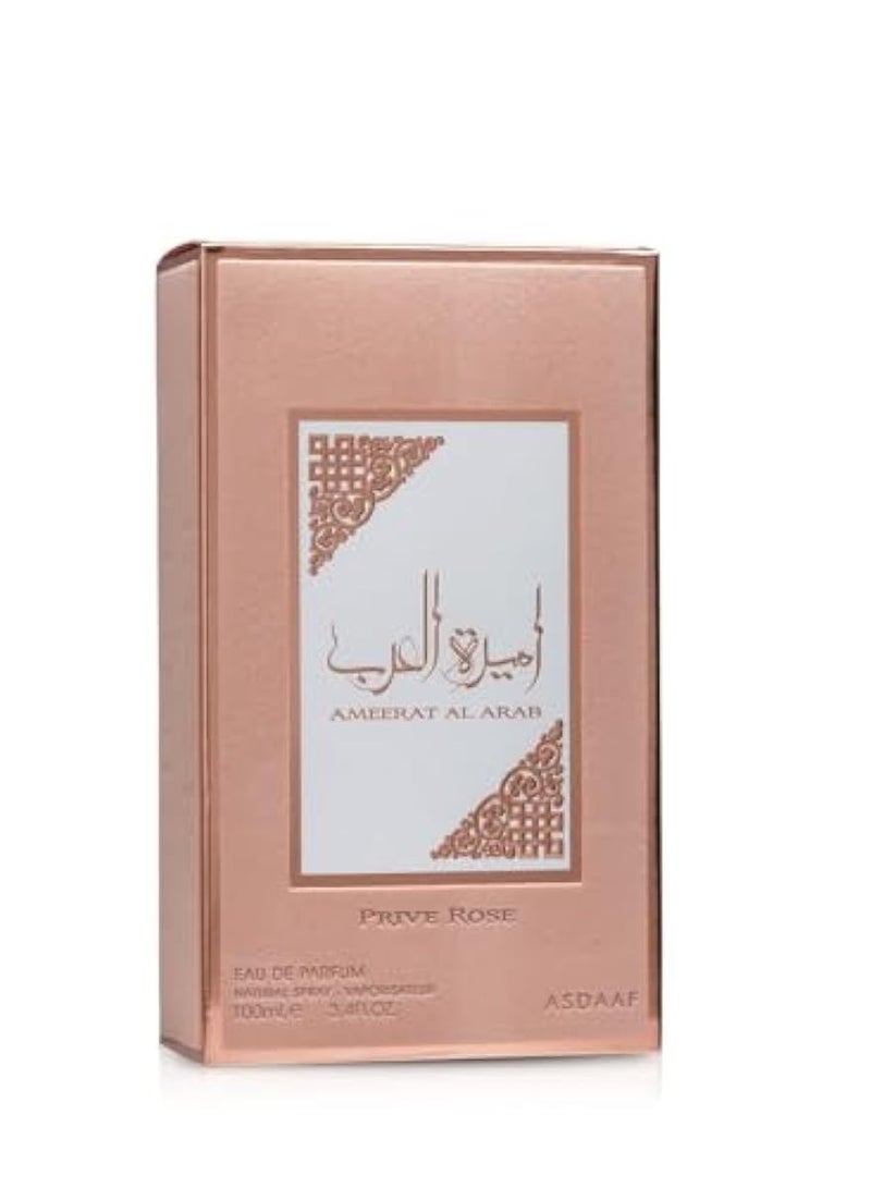 Lattafa Asdaf Ameerat Al Arab Prive Rose Eau De Perfume 100ml - Image 3