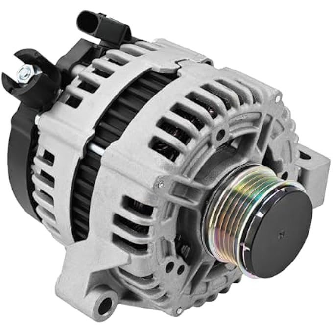 Uritue 150A 12V Alternator Compatible with Volvo C30 2007-2013 C70 2007-2013 S40 2007-2010 V50 2007-2010 2.4L 2.5L 30773111 36000207 36000207-0 - Image 1