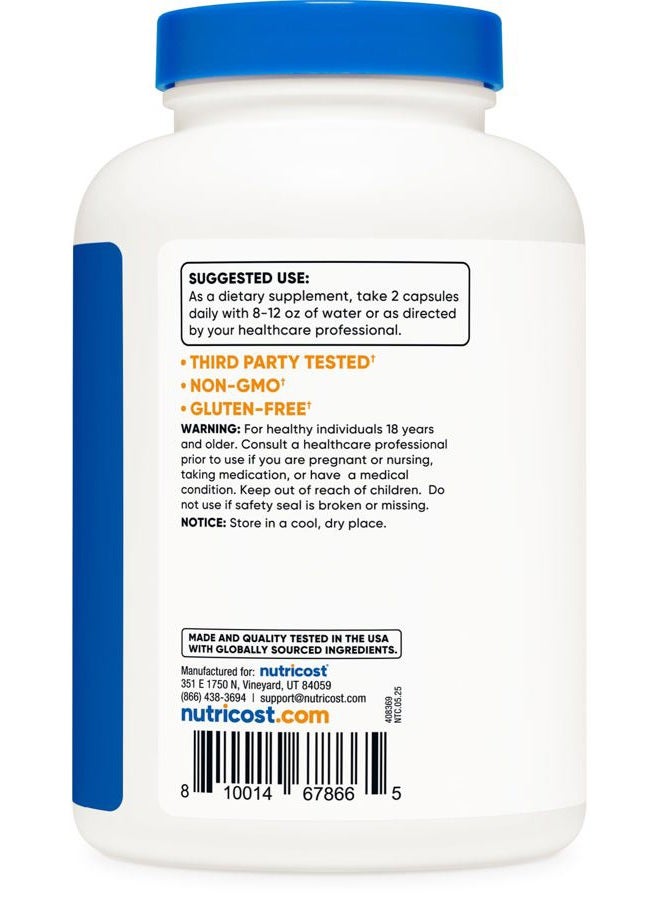 Nutricost Monolaurin 1000 mg (120 Servings, 240 Capsules) - Gluten-Free, Non GMO, Vegan - Image 4