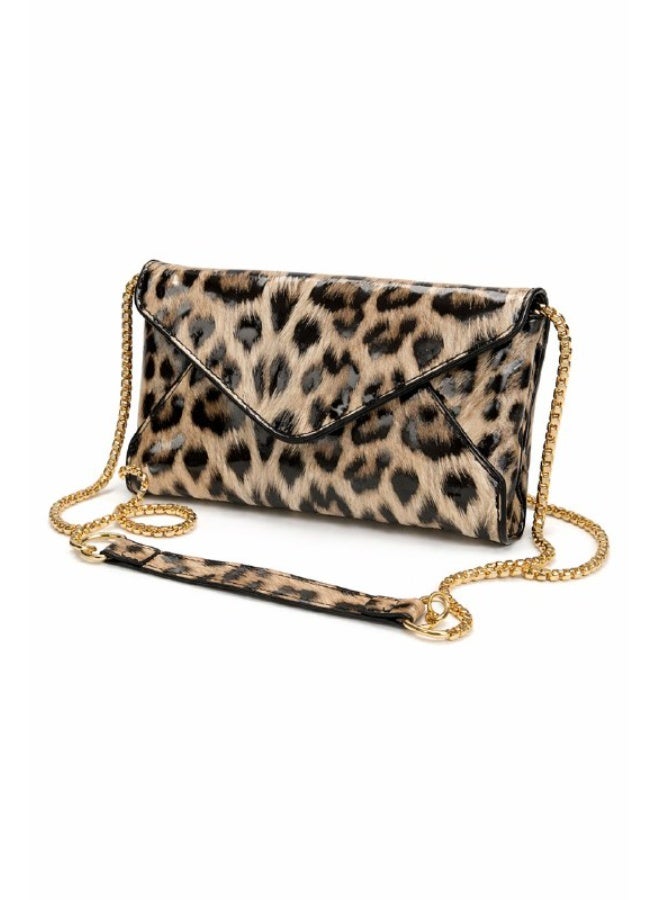 Shein Small women's handbag and shoulder bag with a luxurious gold chain multiple pockets for cards and money with an internal zipper - high-quality material - ideal for daily use, occasions and evenings - Image 1