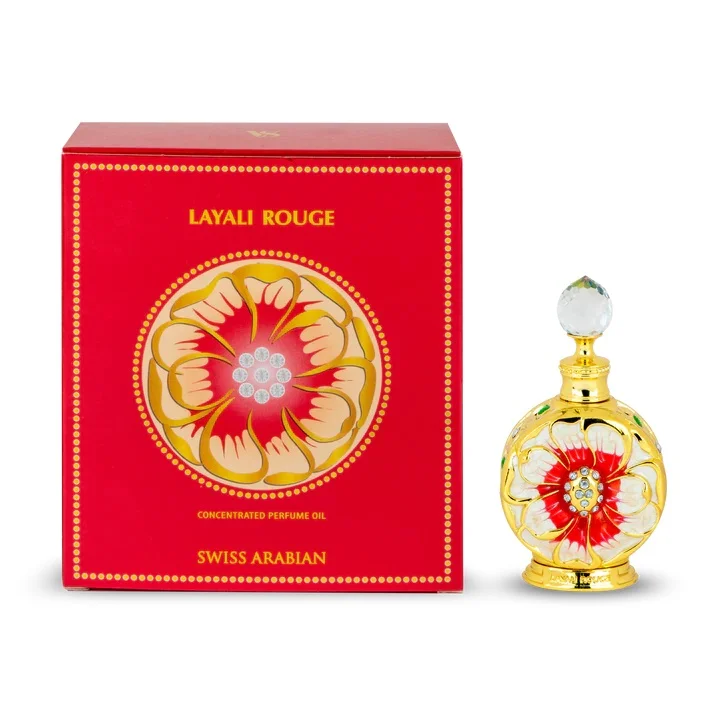 عطور سويس اربيان Layali Rouge Perfume Oil 15ml