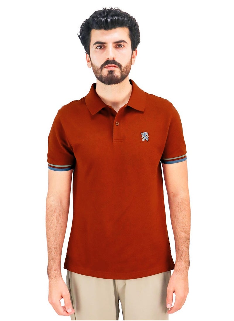 GIORDANO Men's Performance Polo Red  - Image 1