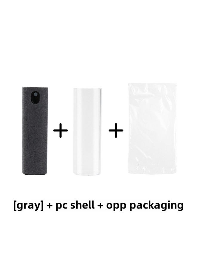 Generic - Mobile Phone Screen Cleaner Portable Spray Wipe Integrated Digital Computer Screen Cleaner Mobile Phone Screen Cleaner-Color:Pc Case + Opp Packaging: Gray - Image 1